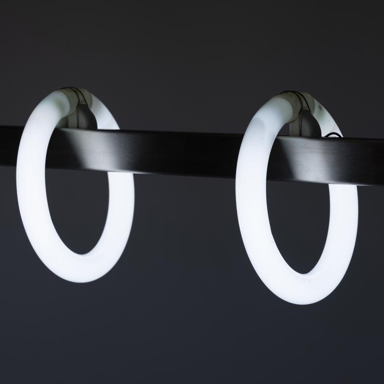 Bild 3 zu Objekt, Ceiling light with neon rings, 1990s, O DIN Design und Imagekonzepte GmbH, Mannheim, 139B 625