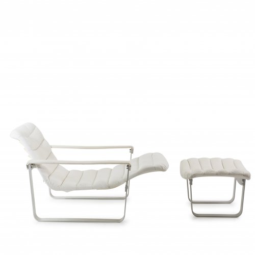 'Metal - pullka' easy chair with ottoman, 1968