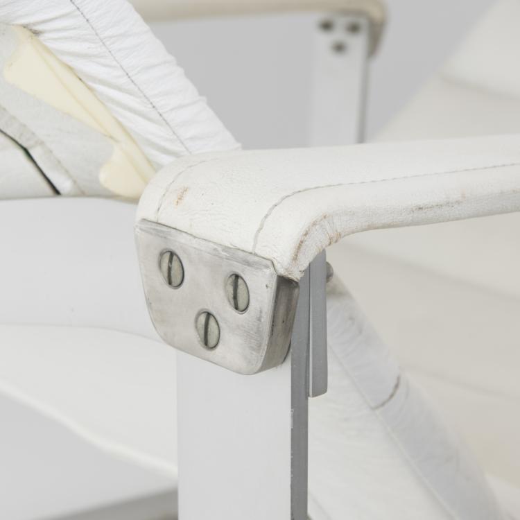 Bild 3 zu Objekt, 'Metal - pullka' easy chair with ottoman, 1968, Ilmari Lappalainen, Asko Oy, Helsinki, 139B 506