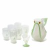 'Bird' jug with seven tumblers, c1906