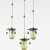 Three pendant lights, c. 1899