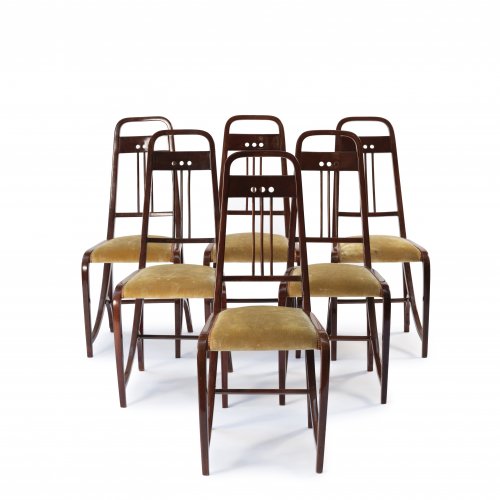 Six '511' chairs, c. 1904