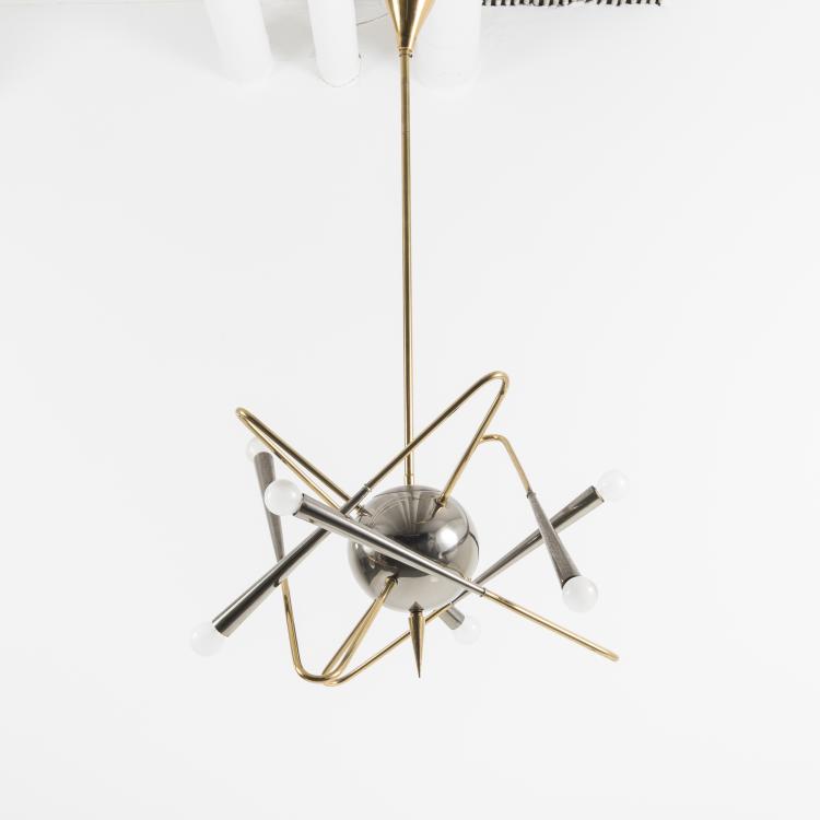 Bild 1 zu Objekt, Deckenleuchte 'Orbital', um 1959, Stilnovo, Mailand, 143A 77