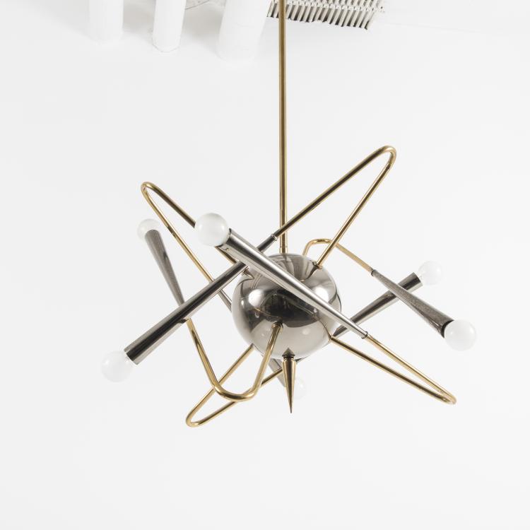 Bild 2 zu Objekt, Deckenleuchte 'Orbital', um 1959, Stilnovo, Mailand, 143A 77