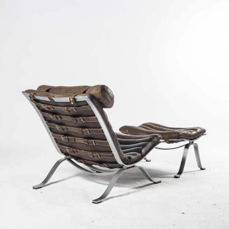 Bild 2 zu Objekt, Sessel und Ottoman 'Ari', 1966, Arne Norell, Norell M&ouml;bler, Aneby, 143B 454