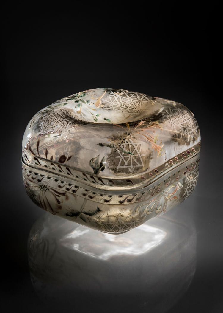 Bild 1 zu Objekt, 'Ch&egrave;vrefeuille' jar, 1890-95, Gall&eacute;, Emile, Nancy, 138B 199
