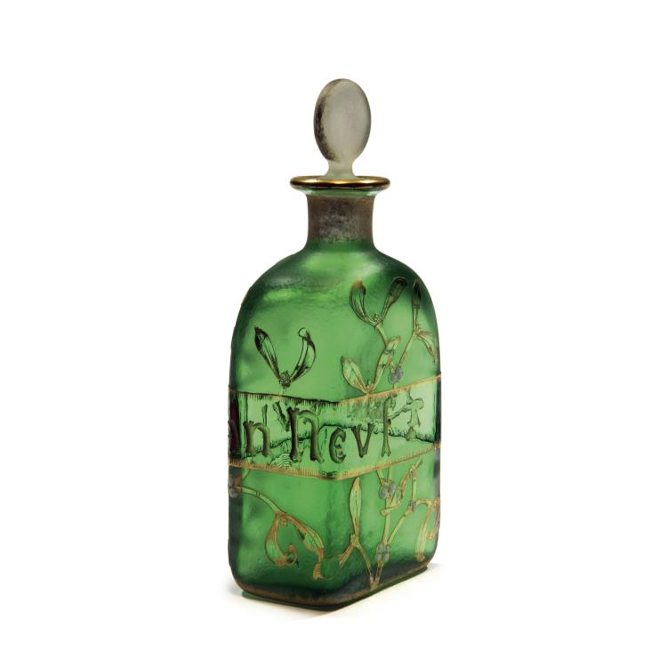 Hauptbild zu Objekt, 'Au Gui l'an neuf' flacon, c1897, Henri Berg&eacute;, Daum Fr&egrave;res, Nancy, 138B 115