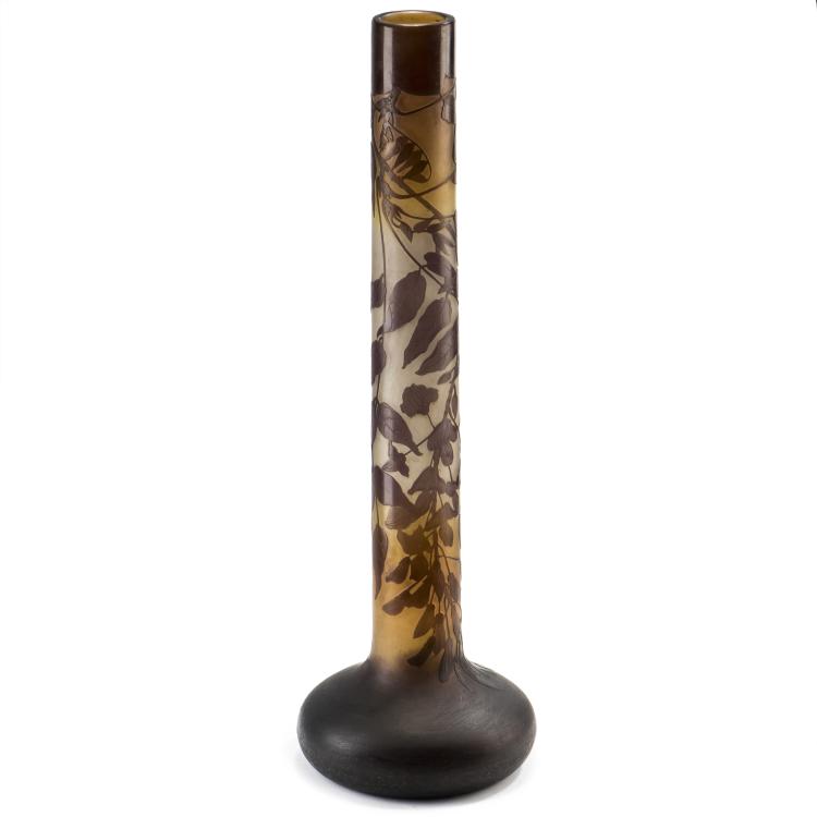 Hauptbild zu Objekt, Tall 'Glycines' vase, 1902-04, Gall&eacute;, Emile, Nancy, 138B 211