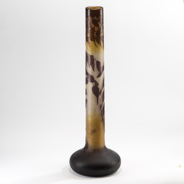 Bild 1 zu Objekt, Tall 'Glycines' vase, 1902-04, Gall&eacute;, Emile, Nancy, 138B 211