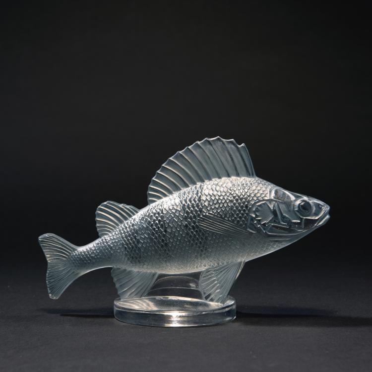 Hauptbild zu Objekt, K&uuml;hlerfigur 'Perche', 1929, Lalique, Ren&eacute;, Wingen-sur-Moder, 138A 55