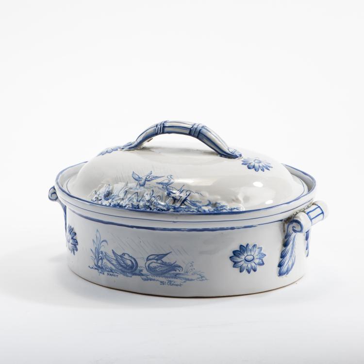 Bild 1 zu Objekt, P&acirc;t&eacute; pot, pre-1877, Gall&eacute;, Emile, Nancy, 138B 554