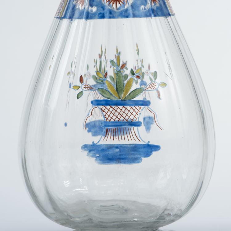 Bild 1 zu Objekt, Lik&ouml;rservice, Karaffe und sechs Gl&auml;ser, um 1900, Damon & Delisle, Paris, 138B 103