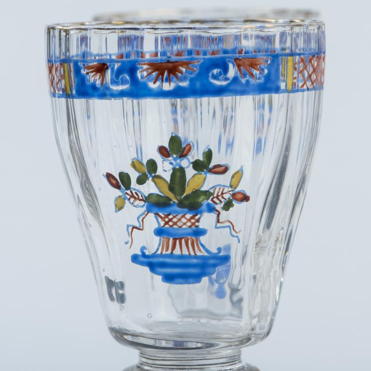 Bild 2 zu Objekt, Lik&ouml;rservice, Karaffe und sechs Gl&auml;ser, um 1900, Damon & Delisle, Paris, 138B 103