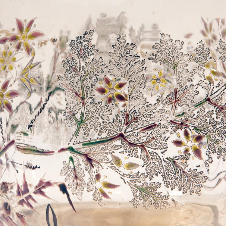 Bild 2 zu Objekt, Small 'Cerfeuil h&eacute;risse' vase, c1889-95, Gall&eacute;, Emile, Nancy, 138B 192