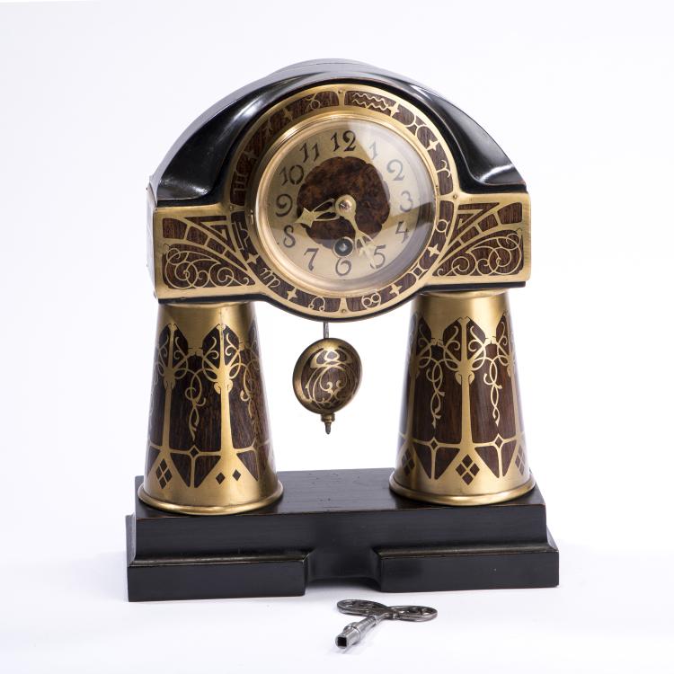 Bild 2 zu Objekt, Mantle clock, c1910, Erhard & S&ouml;hne, Schw&auml;bisch Gm&uuml;nd, 138B 628