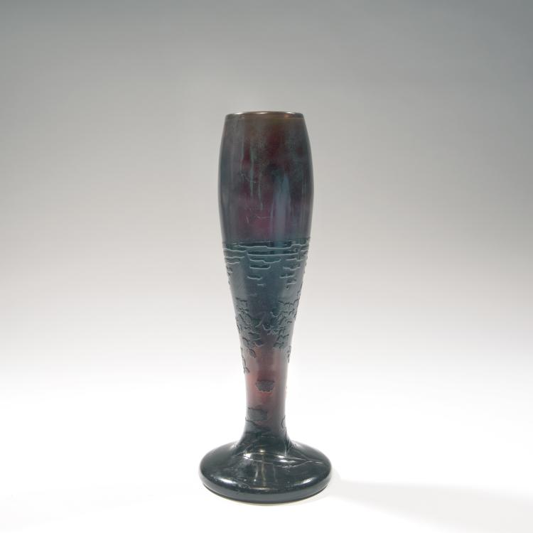 Bild 1 zu Objekt, Symbolist 'Printemps' vase, 1898-1907, Christian Fr&egrave;res & Fils, Meisenthal, 138B 100