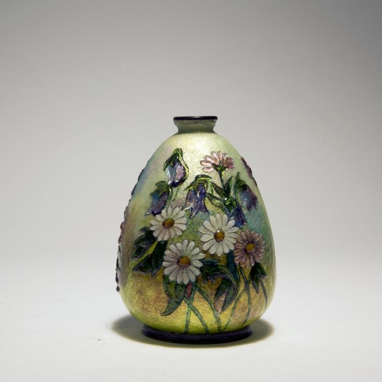 Bild 1 zu Objekt, 'Fleurs de Champs' vase, c1922, Faur&eacute;, Camille, Limoges, 138B 629