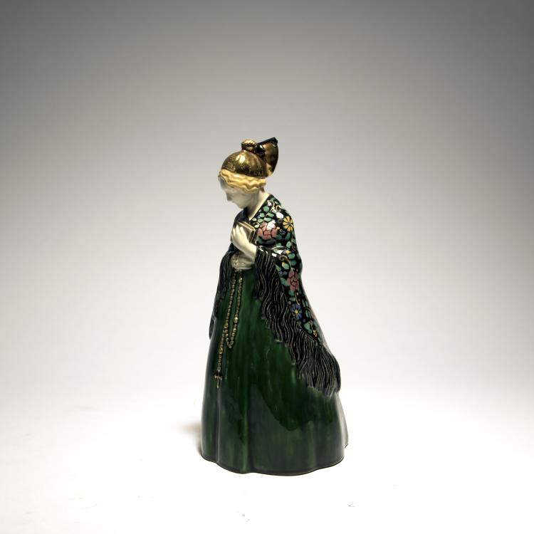 Bild 1 zu Objekt, Church goer, c1913, Fritz Schleiss, Gmundner Keramik, 138B 566