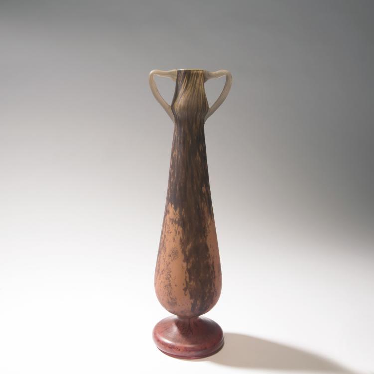 Bild 1 zu Objekt, Vase with handles, 1910, Daum Fr&egrave;res, Nancy, 138B 128