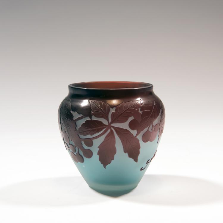Bild 1 zu Objekt, Vase 'Vigne', 1908-14, Gall&eacute;, Etablissements, Nancy, 138B 231