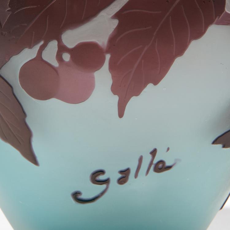 Bild 2 zu Objekt, Vase 'Vigne', 1908-14, Gall&eacute;, Etablissements, Nancy, 138B 231