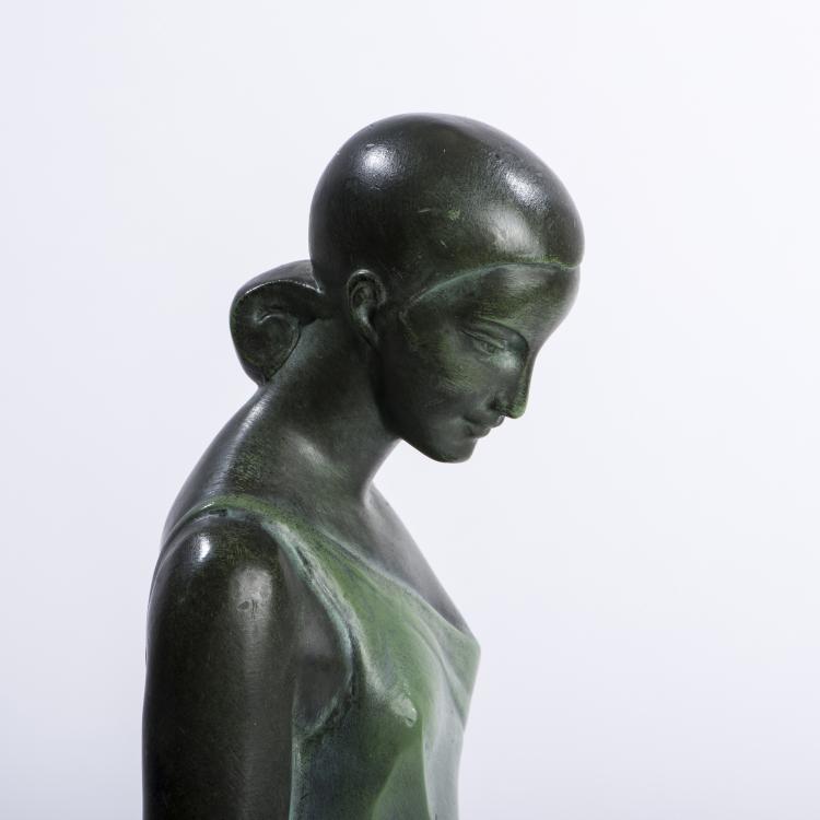 Bild 3 zu Objekt, Figurative table light, c1930, Pierre Le Faguays, Fayral, Paris; Le Verrier, Paris, 138B 727