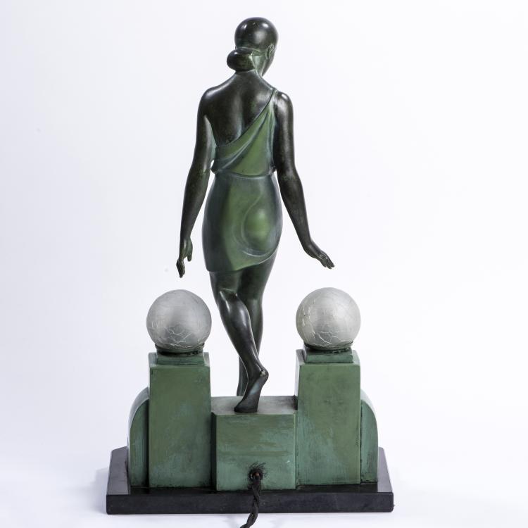 Bild 5 zu Objekt, Figurative table light, c1930, Pierre Le Faguays, Fayral, Paris; Le Verrier, Paris, 138B 727