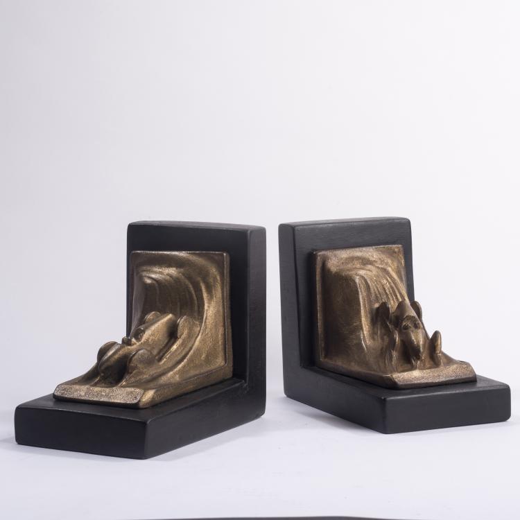 Bild 3 zu Objekt, Two 'Car' bookends, c1925, Frankreich, 138B 635