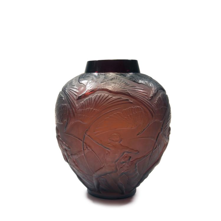 Hauptbild zu Objekt, 'Archers' vase, 1921, Lalique, Ren&eacute;, Wingen-sur-Moder, 138A 22