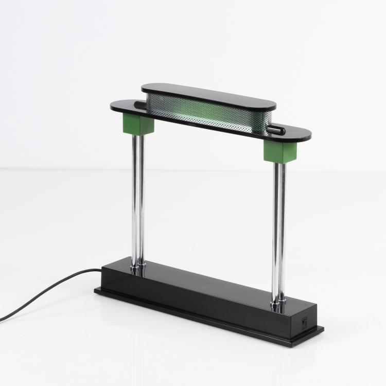 Hauptbild zu Objekt, 'Pausania' table light, 1983, Ettore Sottsass, 140B 385