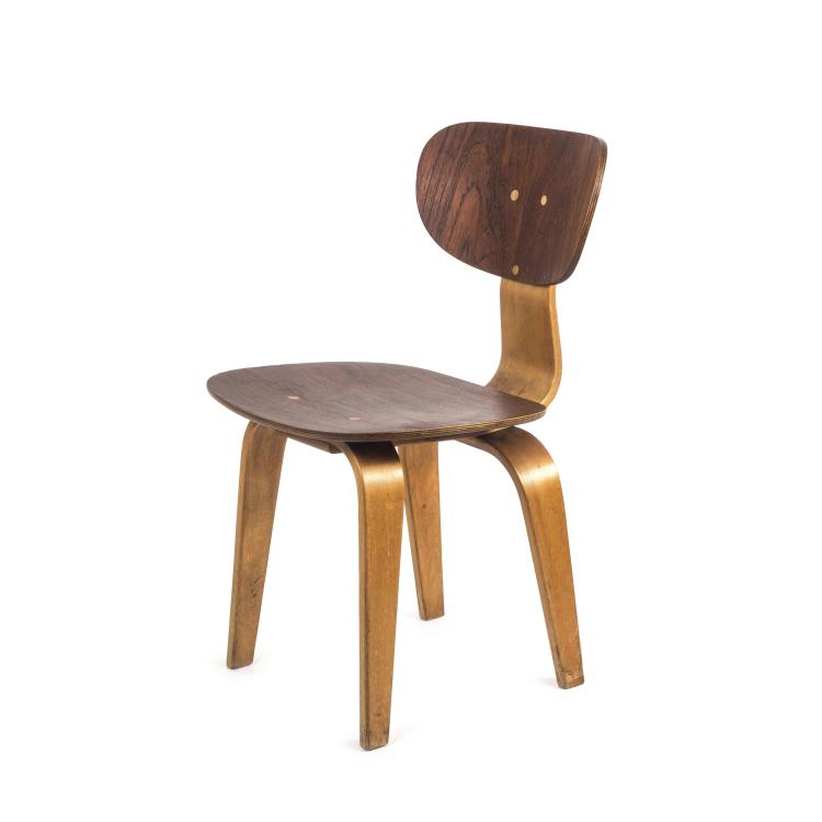 Hauptbild zu Objekt, Four 'SB16' chairs, 1955, Cees Braakman, UMS Pastoe, Utrecht, 139B 303