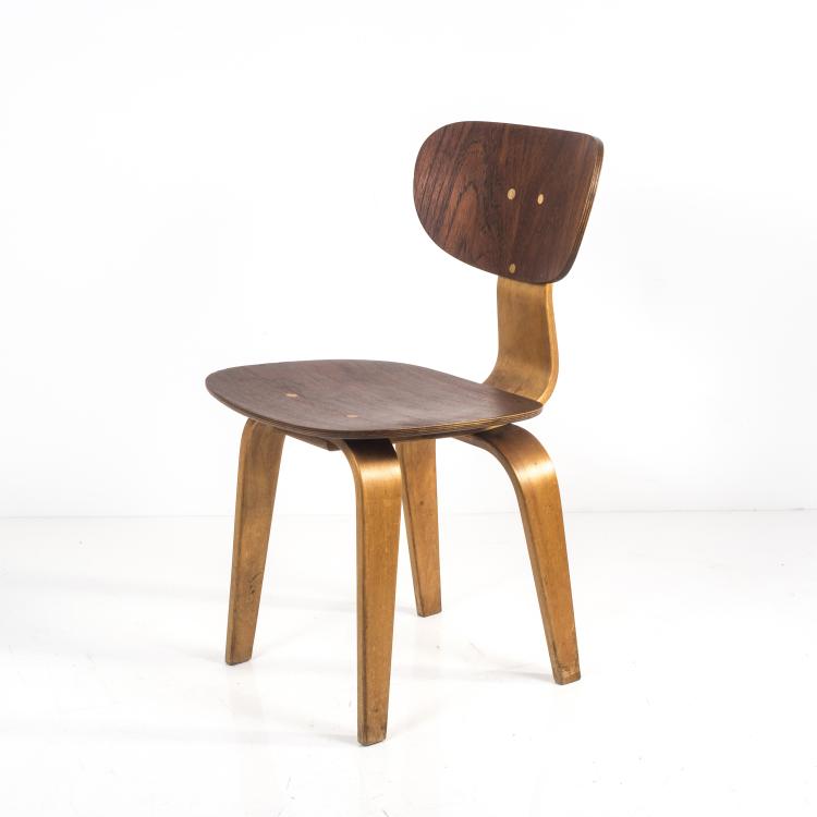 Bild 1 zu Objekt, Four 'SB16' chairs, 1955, Cees Braakman, UMS Pastoe, Utrecht, 139B 303