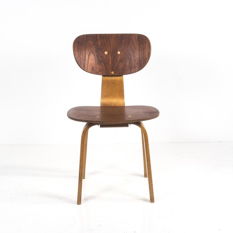 Bild 3 zu Objekt, Four 'SB16' chairs, 1955, Cees Braakman, UMS Pastoe, Utrecht, 139B 303