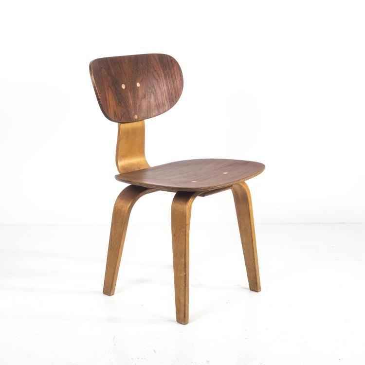 Bild 4 zu Objekt, Four 'SB16' chairs, 1955, Cees Braakman, UMS Pastoe, Utrecht, 139B 303