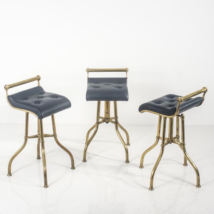 Bild 1 zu Objekt, Three barstools, c. 1895, England, 139B 206