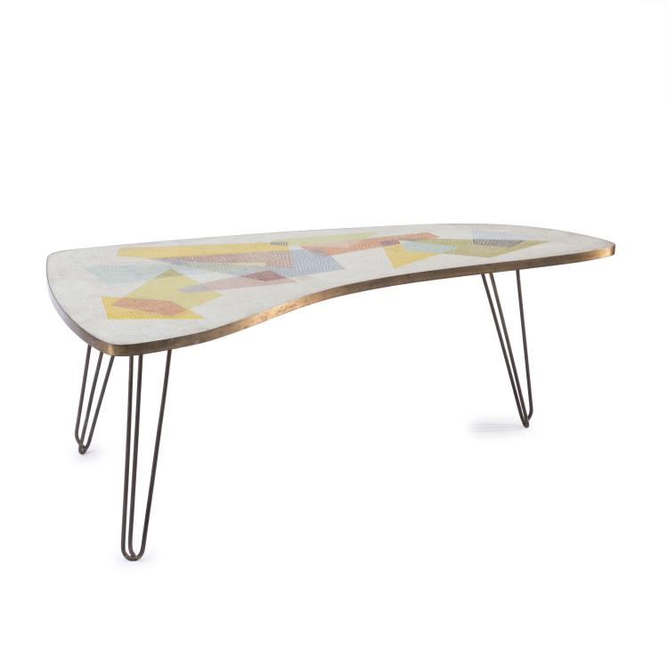 Hauptbild zu Objekt, Mosaic table, c. 1953, Berthold M&uuml;ller, Deutschland, 139A 117