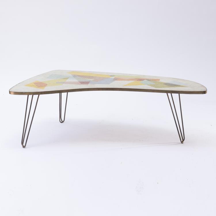 Bild 1 zu Objekt, Mosaic table, c. 1953, Berthold M&uuml;ller, Deutschland, 139A 117