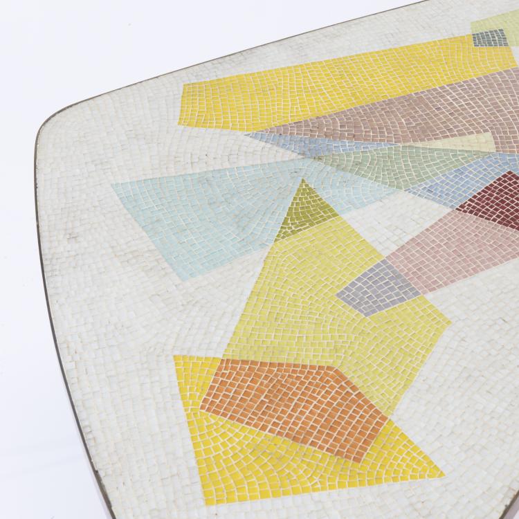 Bild 2 zu Objekt, Mosaic table, c. 1953, Berthold M&uuml;ller, Deutschland, 139A 117
