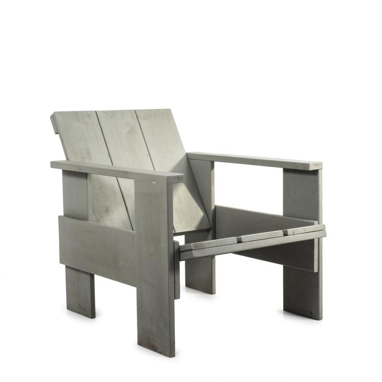 Hauptbild zu Objekt, 'Crate chair', 1934, Gerrit Rietveld, Niederlande, 139B 242