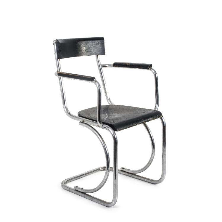Hauptbild zu Objekt, Cantilever chair, 1930/31, Marcel Breuer, Dubois, Belgien (zugeschrieben), 139B 239