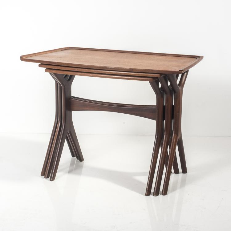 Bild 2 zu Objekt, Three nesting tables, c. 1958, D&auml;nemark, 139B 353