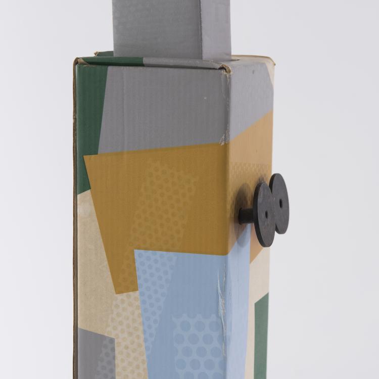 Bild 1 zu Objekt, 'Four Boxes and one Radio' sculpture, 1983, Daniel Weil, Parenthesis, London, 139B 613