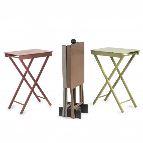 Four camping tables, 1930s