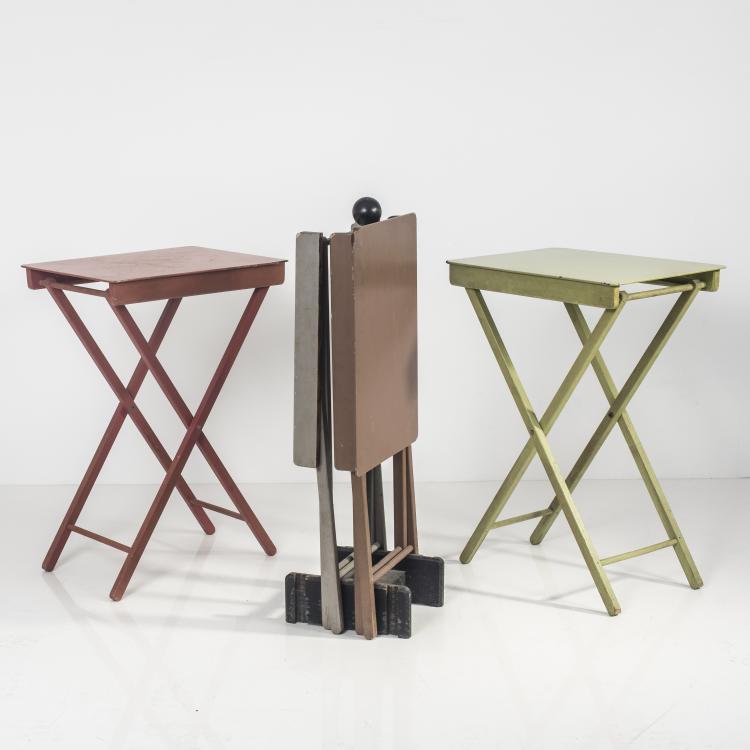 Bild 1 zu Objekt, Vier Campingtischchen, 1930er Jahre, Deutschland, 139A 68