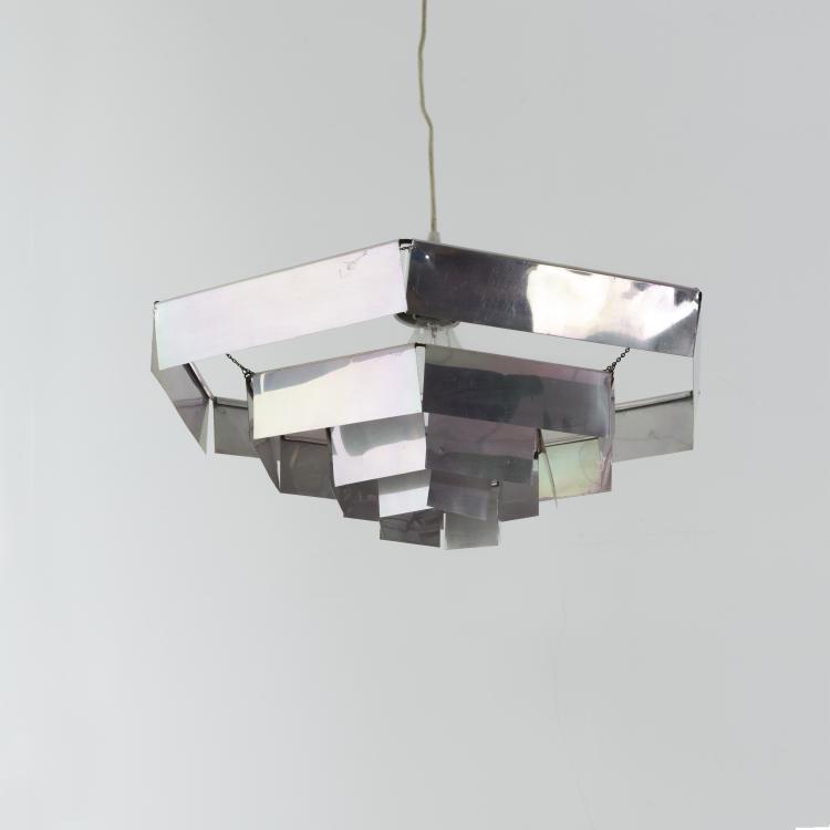 Bild 1 zu Objekt, 'Esagonale' ceiling light, 1964, Bruno Munari, Danese, Mailand, 139B 472