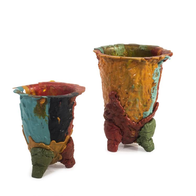 Bild 2 zu Objekt, Zwei Unikat-Vasen, um 1987, Gaetano Pesce, Pesce, Gaetano f&uuml;r Galerie Mourmans, Maastricht, 140B 395