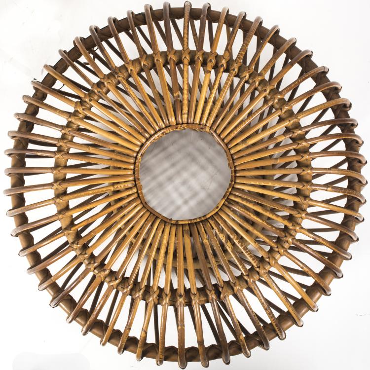 Bild 10 zu Objekt, Wicker chair and ottoman, c. 1955, Janine Abraham, Edition Rougier, Frankreich (zugeschrieben), 139B 327