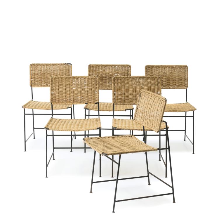 Hauptbild zu Objekt, Sechs St&uuml;hle 'SW 88', 1954, Wilde & Spieth, Esslingen, 139A 120