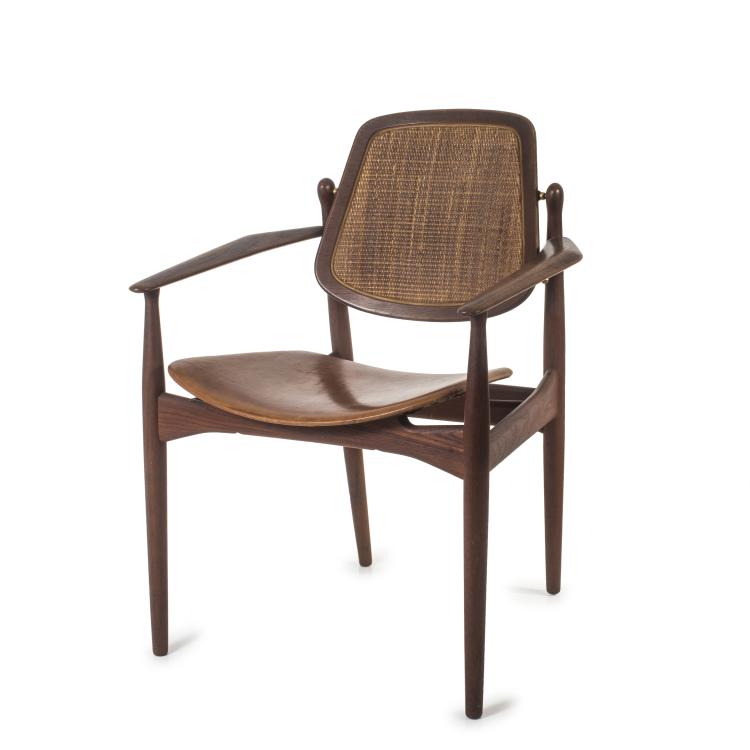 Hauptbild zu Objekt, 'FD 186' armchair, 1956, Arne Vodder, France & Daverkosen, Kopenhagen, 139B 342
