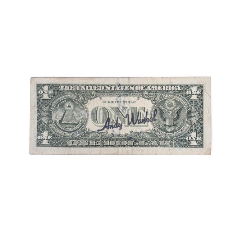 Bild 1 zu Objekt, 'One Dollar', 1977 (Serie), 1984 (Poststempel), Andy Warhol, 138C 864